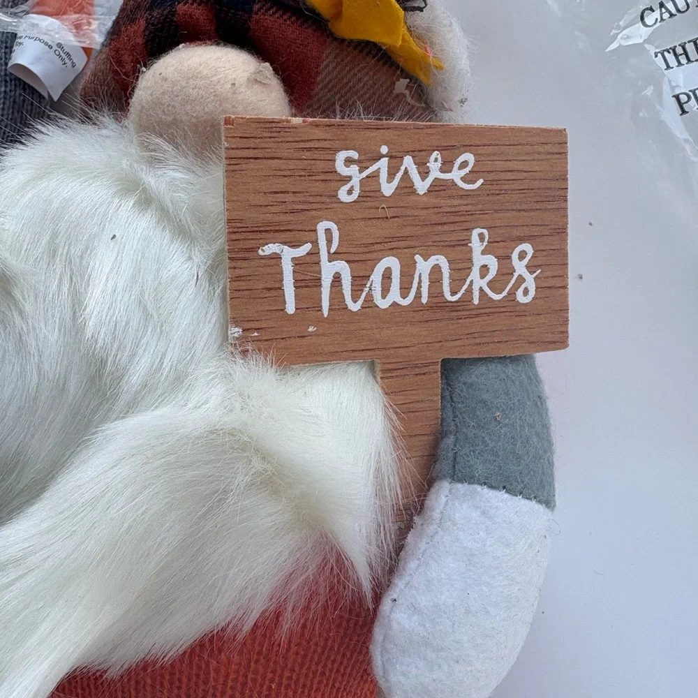 JCPenney Festive Holiday Gnome Decor - Red and White - Picture 3 of 8